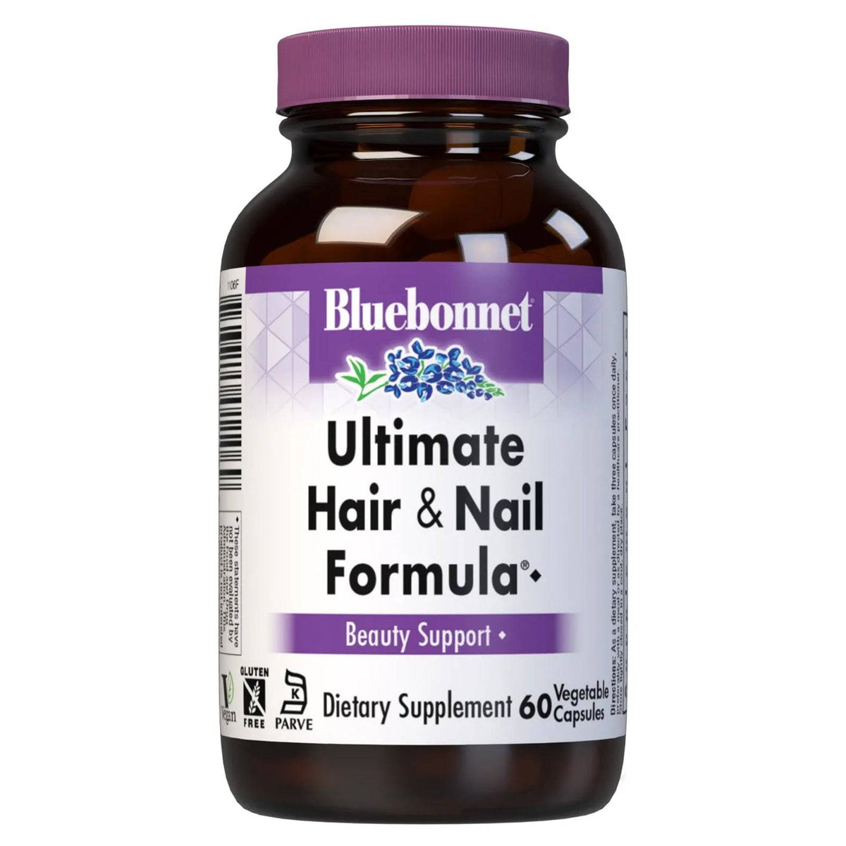 Bluebonnet Formulas Bluebonnet Ultimate Hair & Nail Formula 60 Veg Capsules