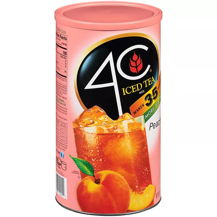 4C 35 QT Peach Iced Tea Mix (82.6 oz.)