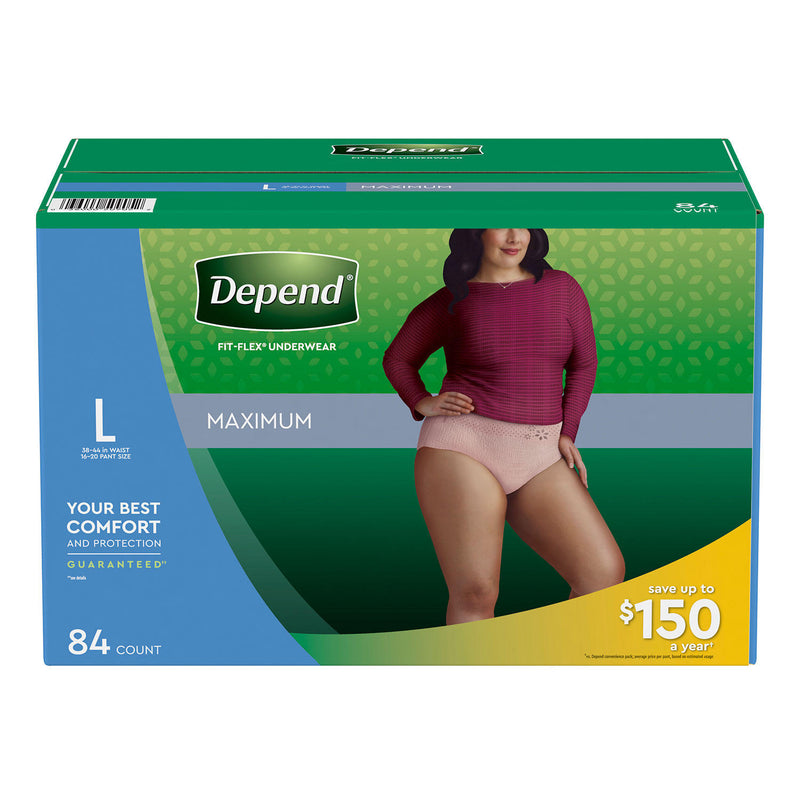 Depend Fit-Flex Incontinence & Postpartum Underwear for Women (Choose Your Size)