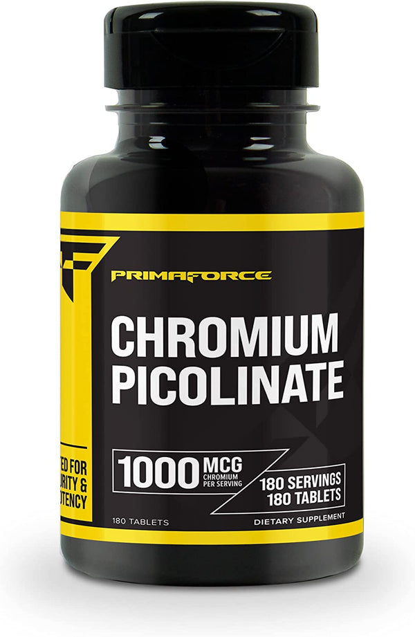 PrimaForce Chromium Picolinate 1000mcg, 180 Tablets