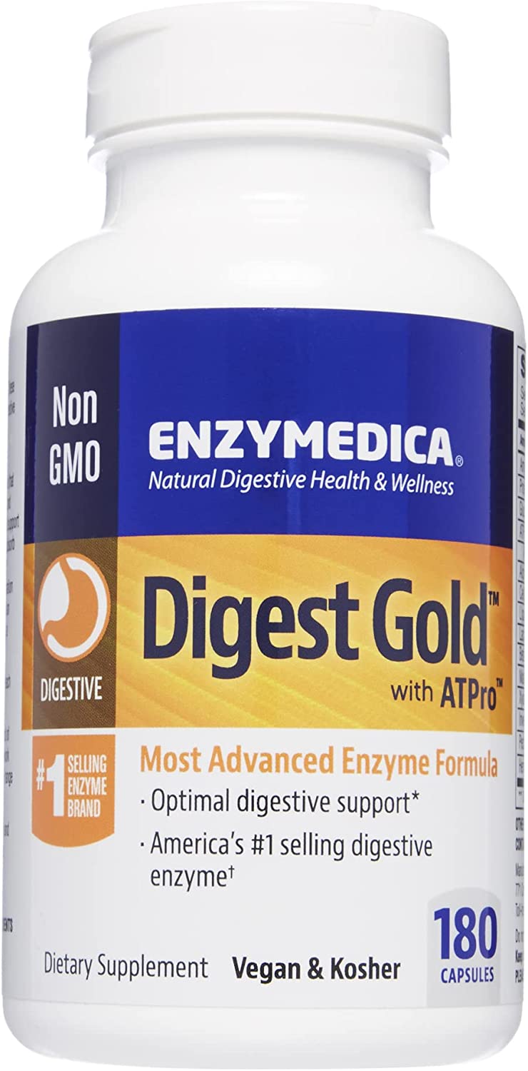 Enzymedica Digest Gold Most Advanced Enzyme Formula with ATPro