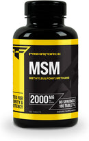 Primaforce MSM Tablets 2000mg Serving, 180 Tablets