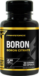 PrimaForce Boron Capsules 5mg, 180 Vegetarian Capsules
