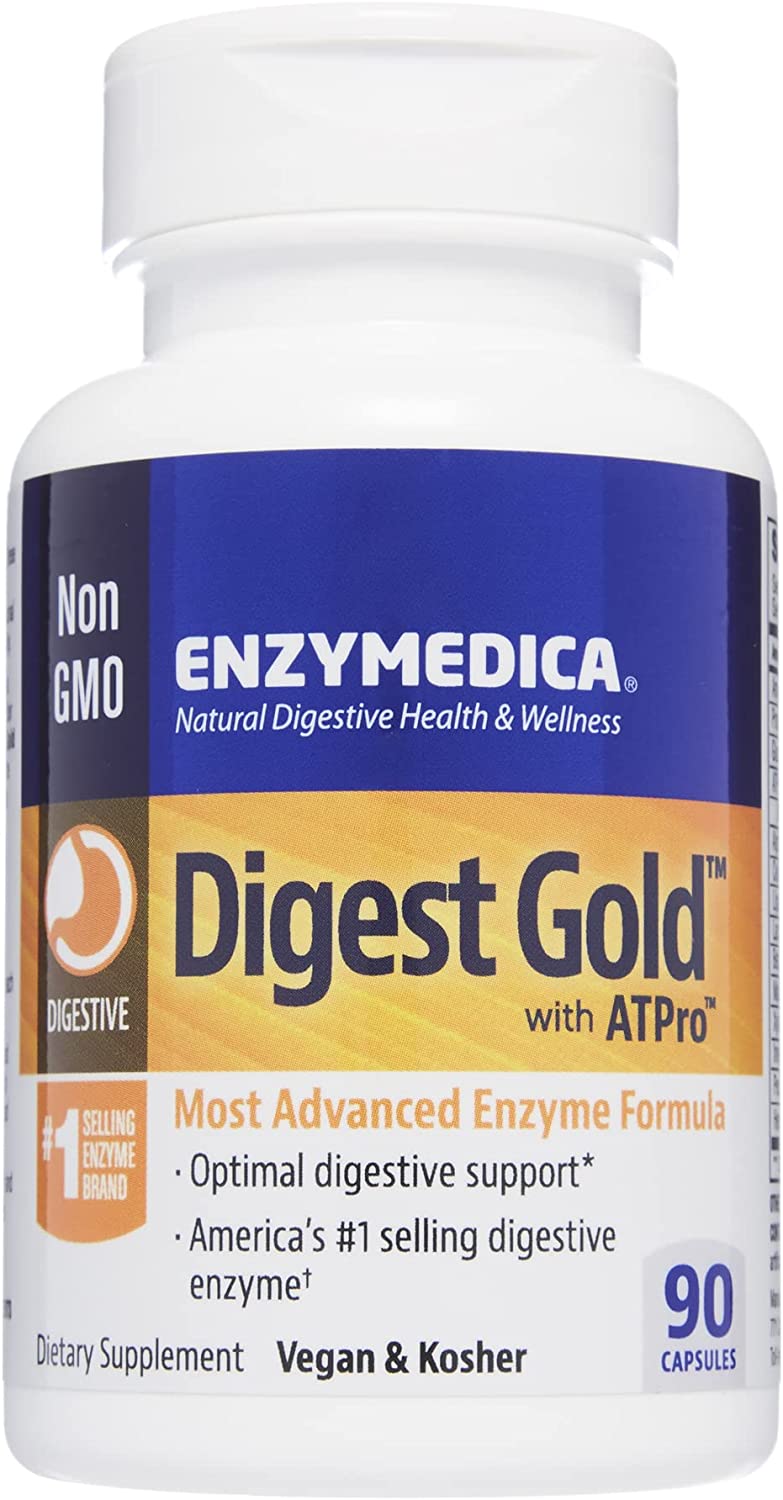 Enzymedica Digest Gold Most Advanced Enzyme Formula with ATPro