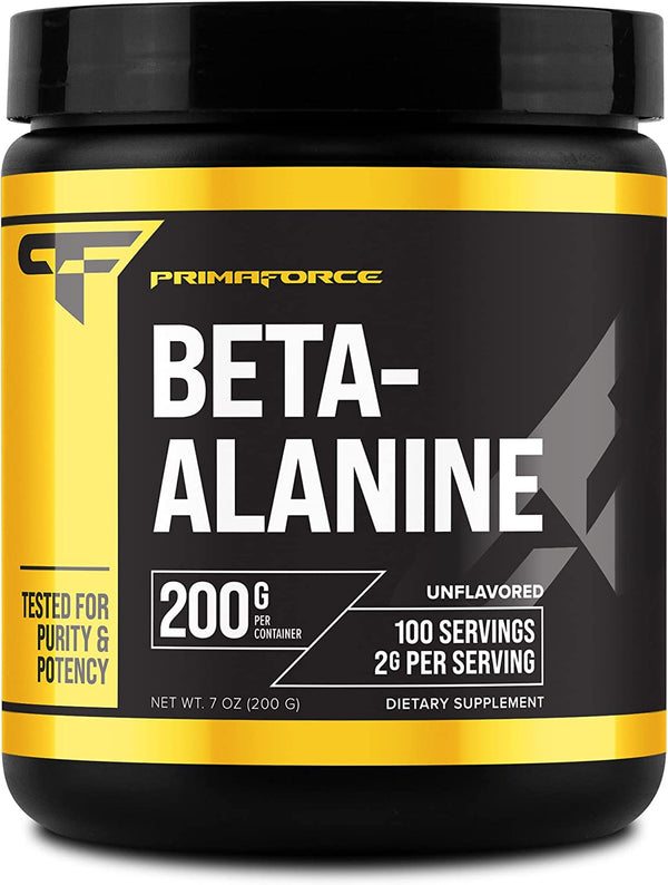 PrimaForce Beta Alanine Powder, Unflavored, 200 Grams