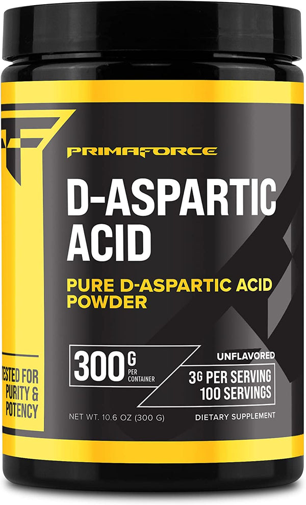 PrimaForce D-Aspartic Acid 300 Grams (100 Servings), Unflavored