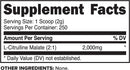 PrimaForce L-Citrulline Malate Powder, Unflavored Pre Workout Supplement