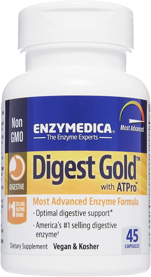 Enzymedica Digest Gold Most Advanced Enzyme Formula with ATPro