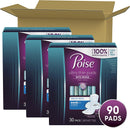 Poise Ultra Thin Pads with Wings, Moderate Absorbency, Regular (90 ct.)