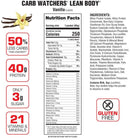 Labrada Carb Watchers リーン ボディ ハイプロテイン ミールリプレイスメント シェイク