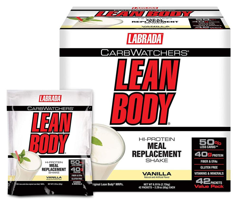 Labrada Carb Watchers Lean Body Hi-Protein Meal Replacement Shake