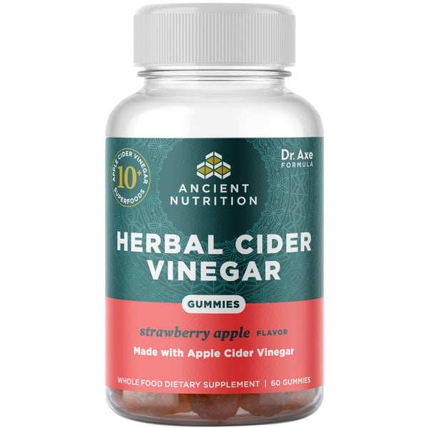 Herbal Cider Vinegar Strawberry Apple Flavor 60 gummies