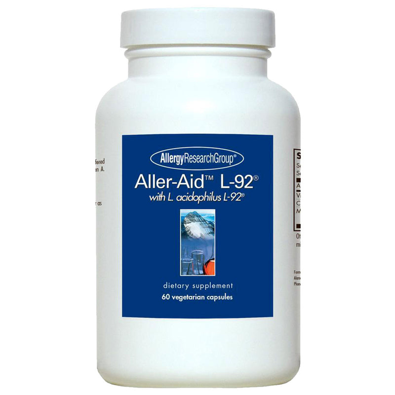 L.アシドフィルス L-92® 60 vcaps を含む Aller-Aid™ L-92®