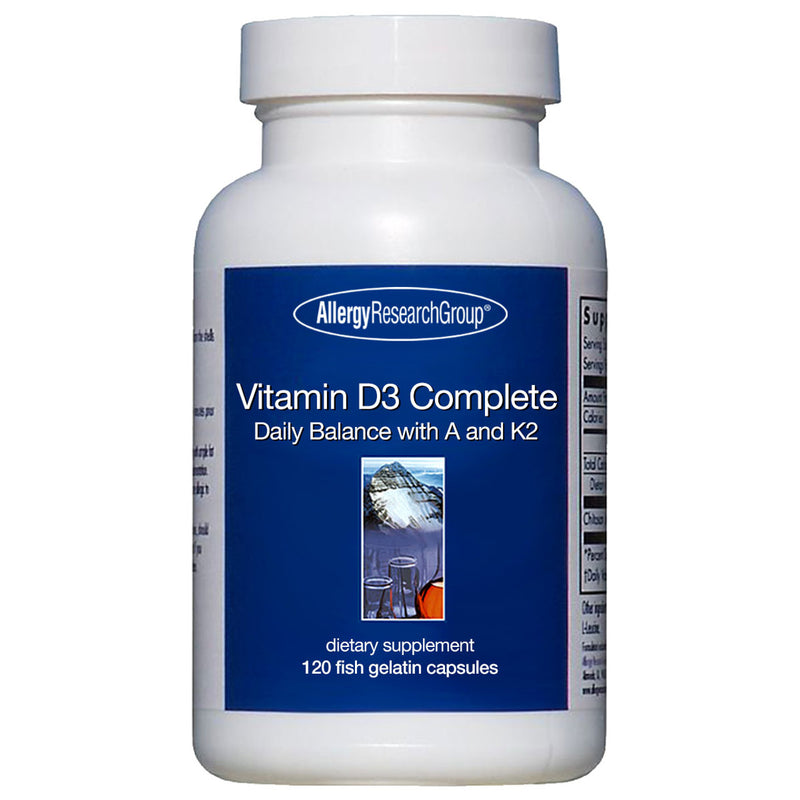 Vitamin D3 Complete 120 Fish Gelatin Capsules