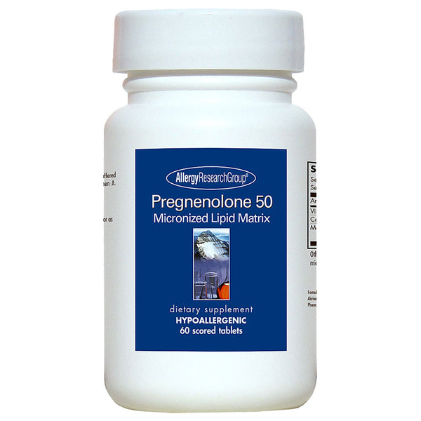 Pregnenolone 50 Micronized Lipid Matrix 60 Scored Tablets