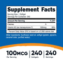 Nutricost Vitamin K2 MK-7 Softgels