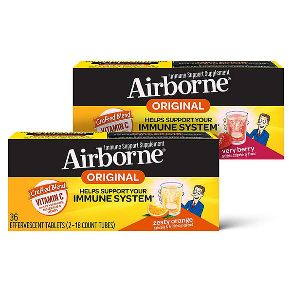 Airborne Effervescent Tablets, Choose Your Flavor (36 ct.)