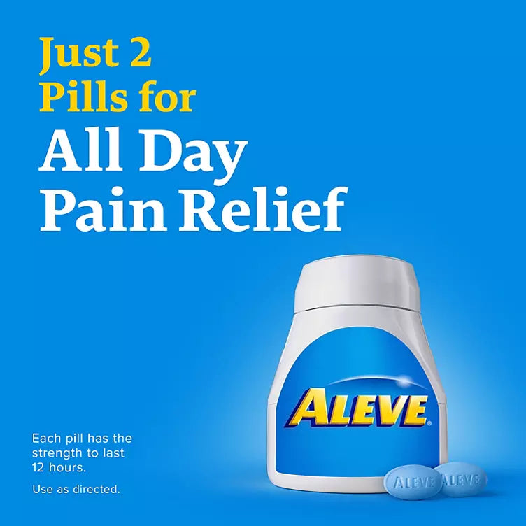 Aleve Naproxen Sodium Caplets, All Day Pain Reliever (320 ct.)