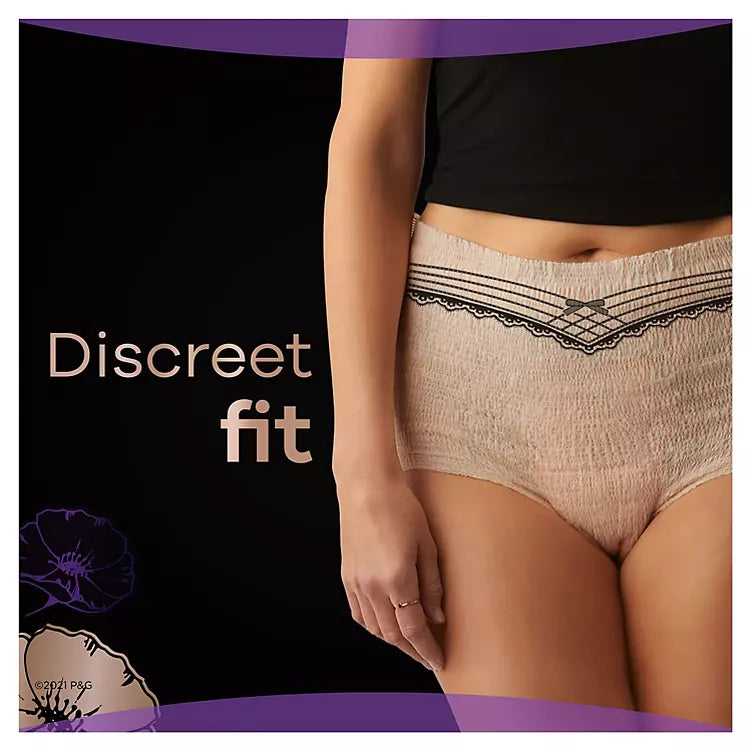 Always Discreet Boutique Incontinence Underwear, Maximum Absorbency (Choose Your Size)