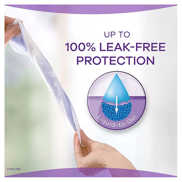 Always Discreet Extra Heavy Incontinence Pads, Up to 100% Leak-Free Protection, 90 Count