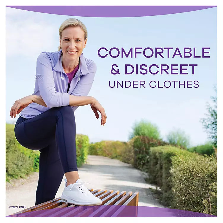Always Discreet Extra Heavy Incontinence Pads, Up to 100% Leak-Free Protection, 90 Count
