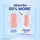 Always Infinity FlexFoam Heavy Flow Pads, Unscented - Size 2 (80 ct.)