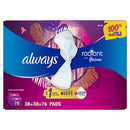 Always Radiant Regular Pads, Scented - Size 1 (76 ct.)