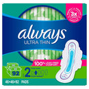 Always Ultra Thin Long Super Pads, Unscented - Size 2 (92 ct.)