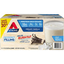Atkins Gluten Free Protein-Rich Shake, Creamy Vanilla, Keto Friendly (15 pk.)