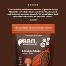 BBfL Organic Whey Based Lifestyle Protein Shake, Cocoa Cream (Choose Size)