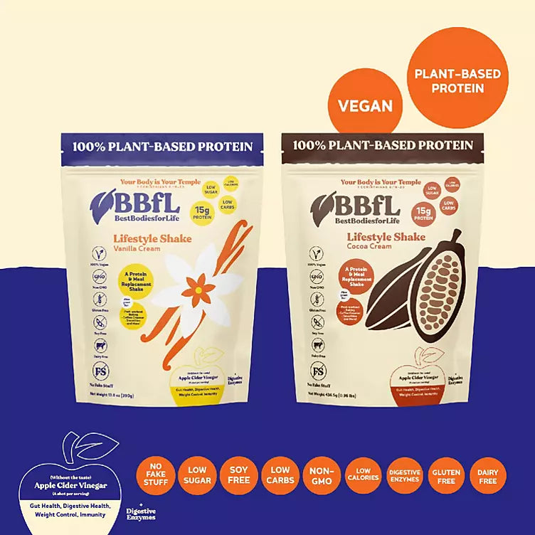 Item 1 of 11     Click to see expanded view BBfL Plant Based Lifestyle Protein Shake, Cocoa Cream  15.4 oz. Bag