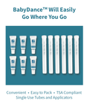 BabyDance Fertility Lubricant – 6 Single Use Tubes and Applicators