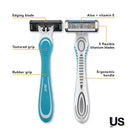 BIC Us. 5-Blade Disposable Razors (12 ct.)