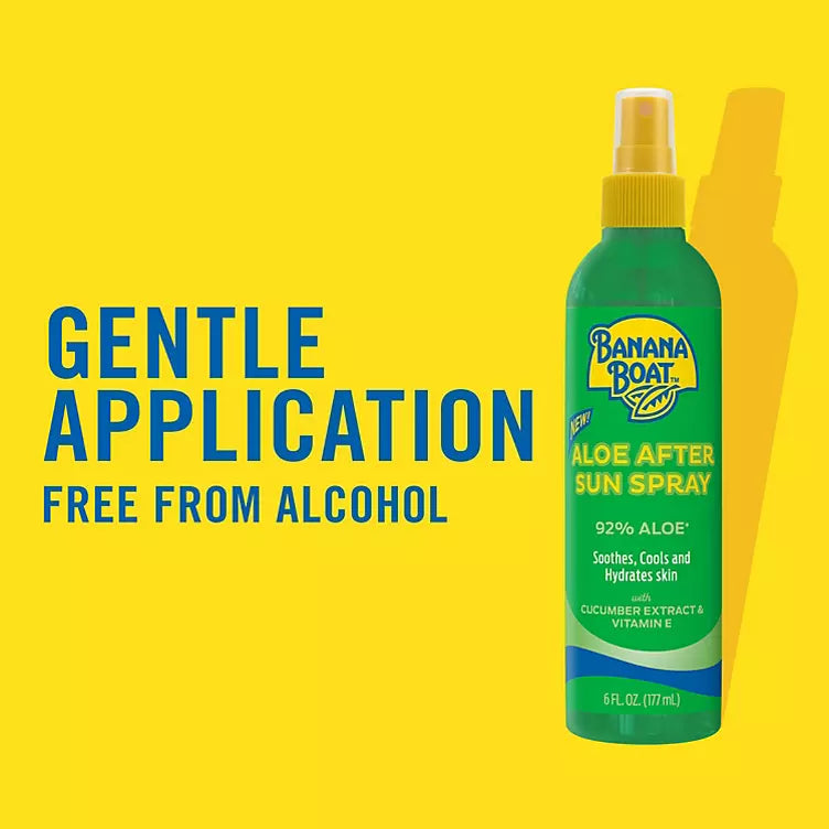 Banana Boat After Sun Aloe Vera Gel Spray (6 fl. oz., 2 pk.)