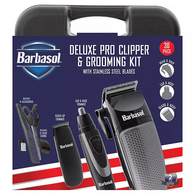 Barbasol 30-Piece Pro Hair Clipper Kit