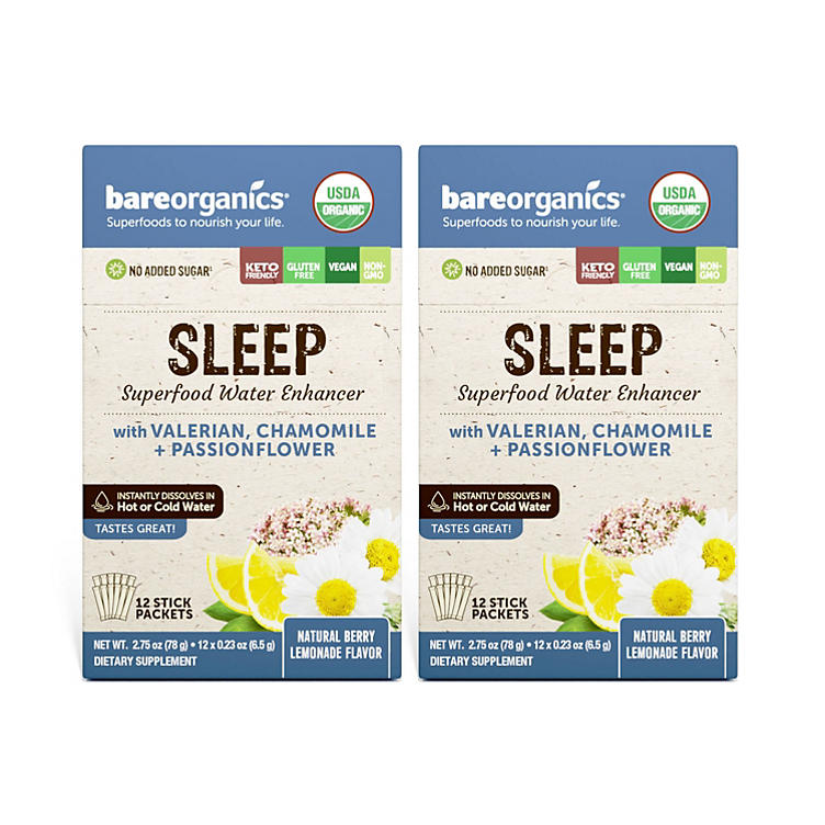 BareOrganics Sleep Water Enhancer (24 ct.)