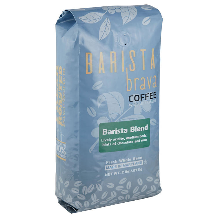 Barista Brava by Quartermaine Whole Bean Coffee, Barista Blend (32 oz.)