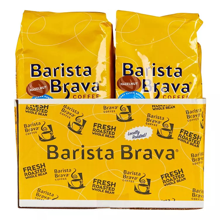 Barista Brava by Quartermaine Whole Bean Coffee, Hazelnut (32 oz.)