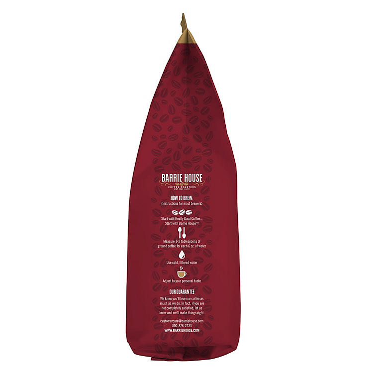 Barrie House Fair Trade Organic Whole Bean Coffee, Morning Ritual (32 oz.)