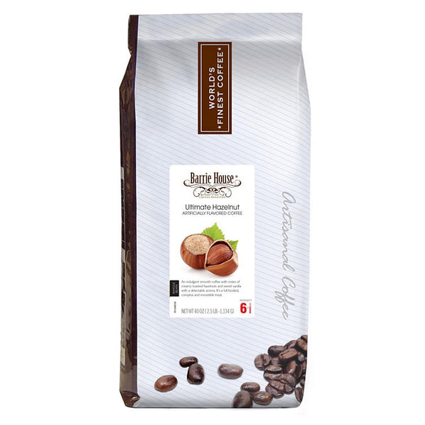 Barrie House Whole Bean Coffee, Ultimate Hazelnut (40 oz.)