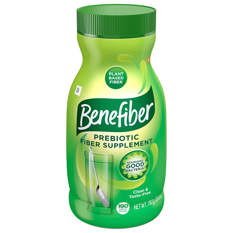 Benefiber Daily Prebiotic Fiber Supplement Powder for Digestive Health, Unflavored (26.8 oz.)