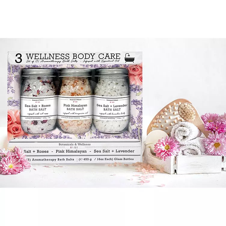 Botanicals & Wellness Aromatherapy Bath Salts (3 pk.)