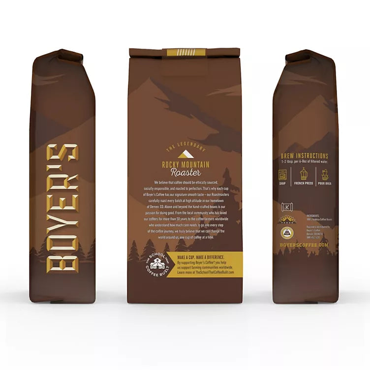 Boyer's Coffee Rocky Mountain Thunder, Ground (2.25 lb.)