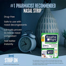 Breathe Right Nasal Strips, Extra Strength Clear, Help Stop Snoring, For Sensitive Skin (72 ct.)