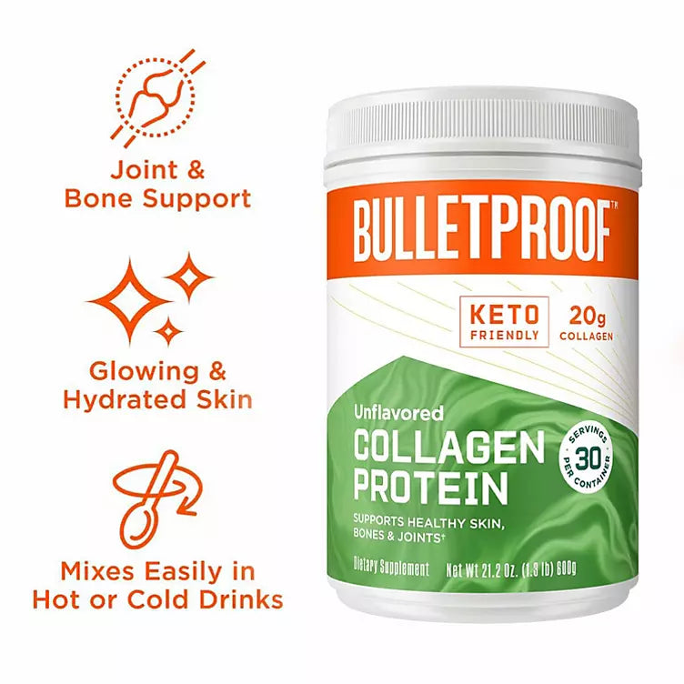 Bulletproof Collagen Protein, Unflavored (21 oz.)