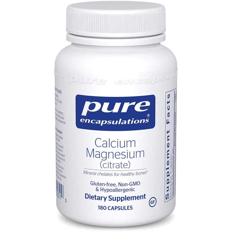 Pure Encapsulations Calcium Magnesium (citrate) 180 caps