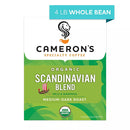 Cameron's Coffee Organic Whole Bean Coffee, Scandinavian Blend (64 oz.)