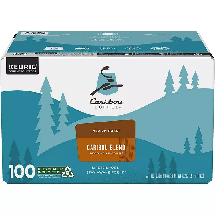 Caribou Coffee Caribou Blend K-Cup Pods (100 ct.)