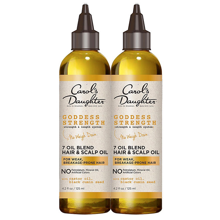 Carol's Daughter Goddess Strength 7 Oil Scalp and Hair Oil Duo Pack