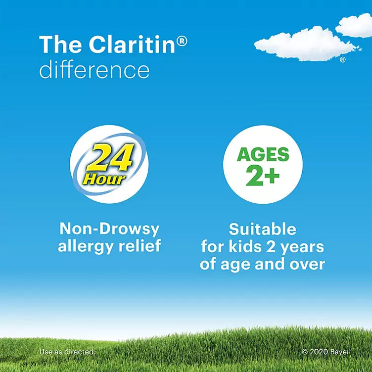 Children's Claritin Grape Allergy Relief Syrup (6 fl., oz. 2 pk.)